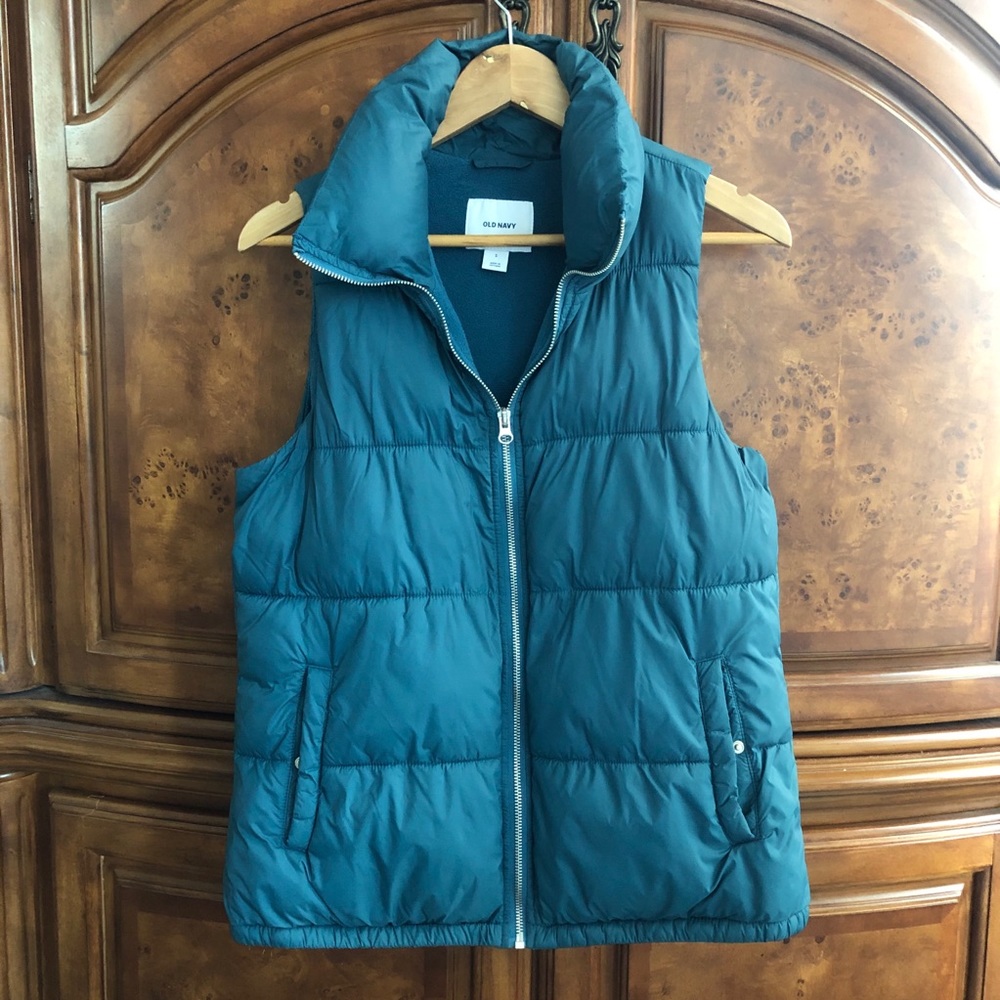 Old Navy Light Blue Puffer Vest